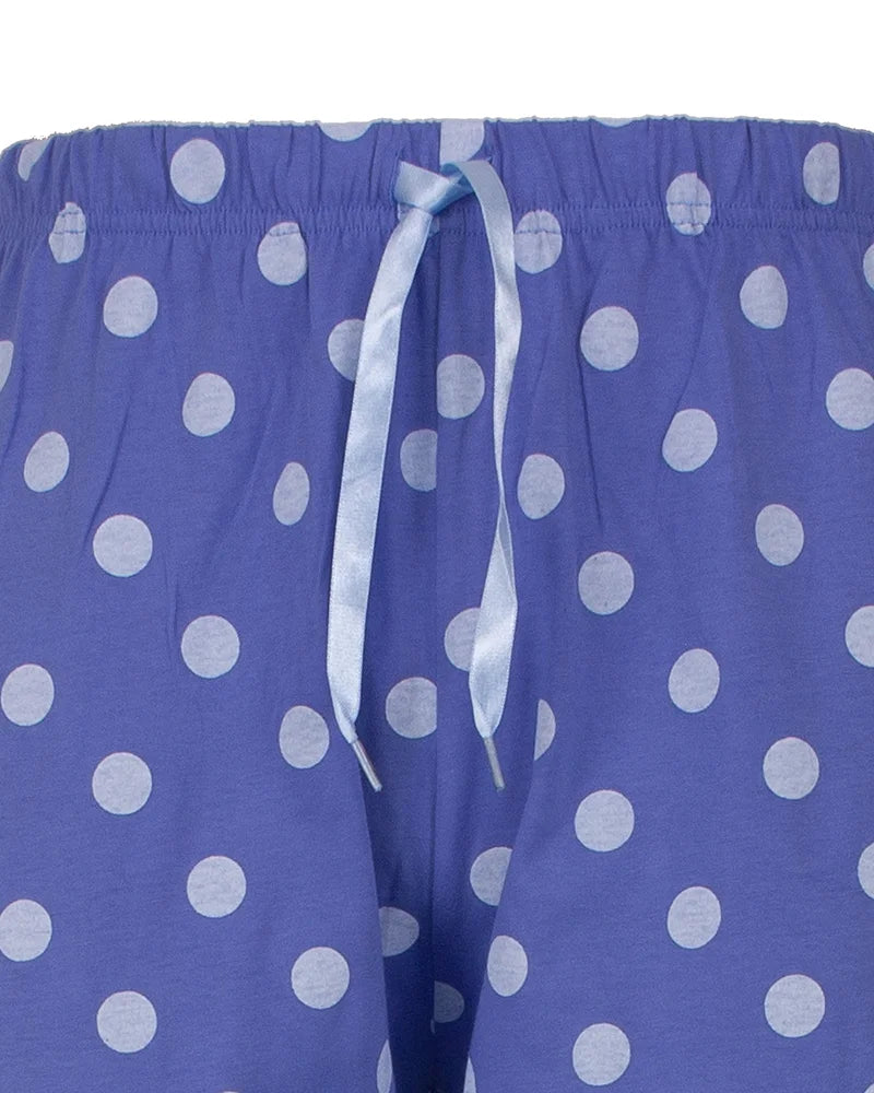 Jorn Cocks Irresistible dames pyjama lange mouw - Blue dots