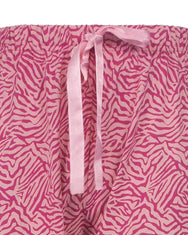 Jorn Cocks Irresistible dames pyjama lange mouw - Ronde hals - Pink flower