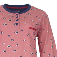 Jorn Cocks Irresistible dames pyjama lange mouw roze - spring