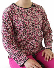 Jorn Cocks Irresistible dames pyjama lange mouw - Winter Panter