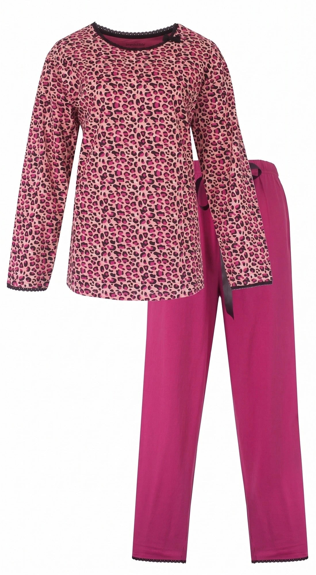 Jorn Cocks Irresistible dames pyjama lange mouw - Winter Panter