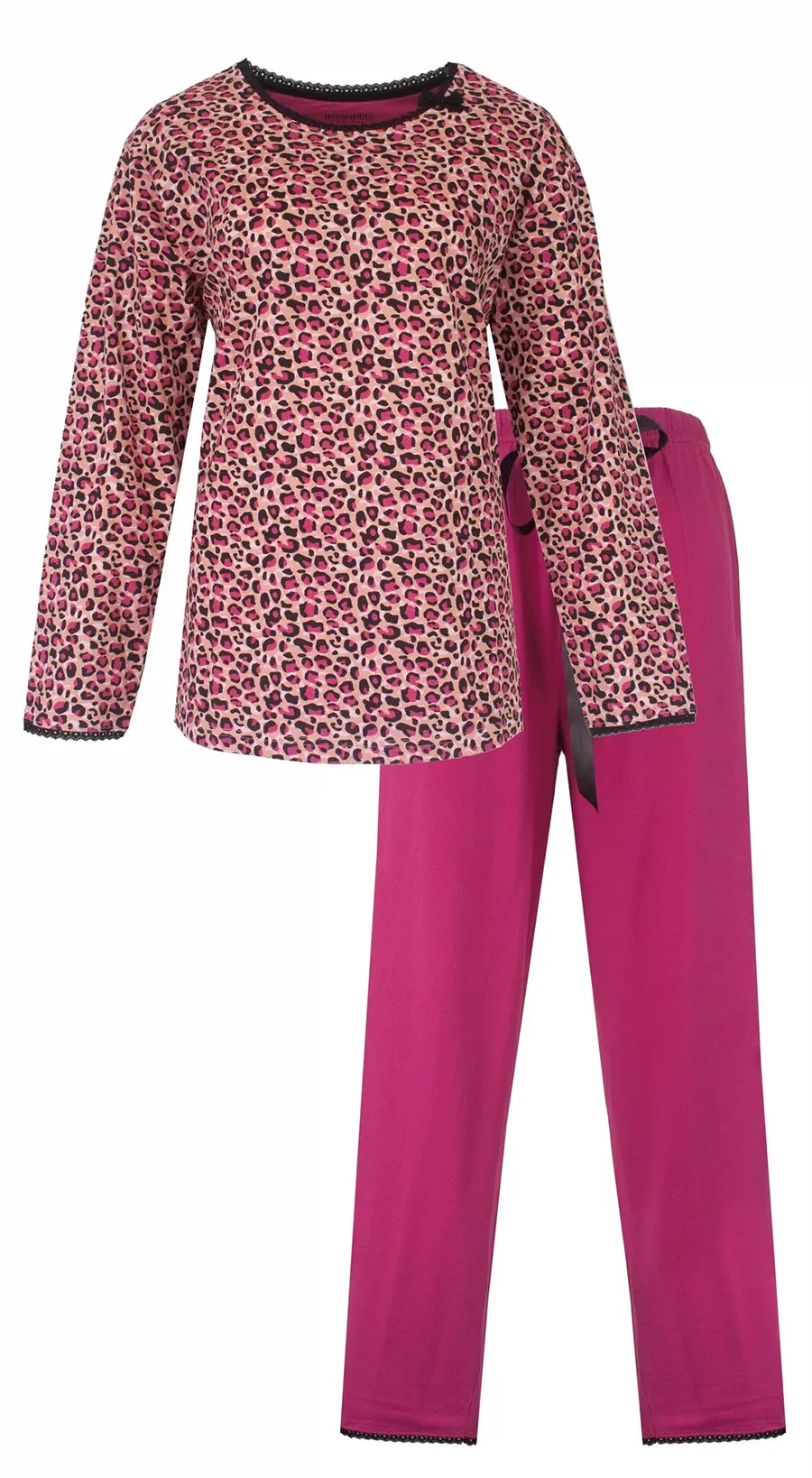 Jorn Cocks Irresistible dames pyjama lange mouw - Winter Panter
