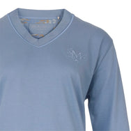 Jorn Cocks Medaillion katoenen dames pyjama lange mouw - Blue