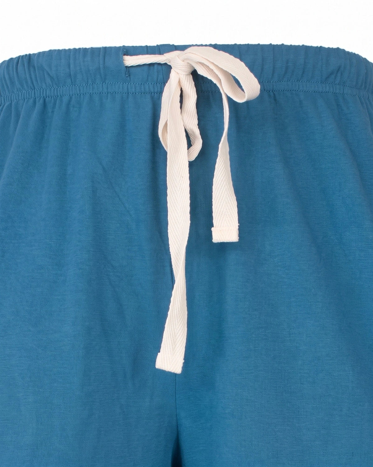 Jorn Cocks M.E.Q. Heren pyjama lange mouwen katoen - Aqua Squares