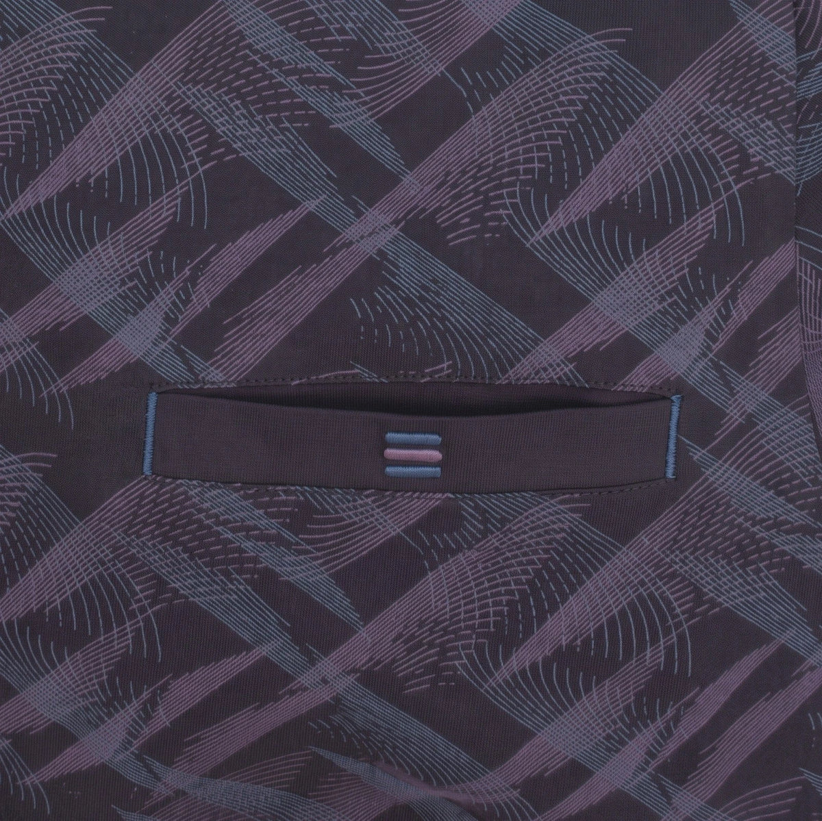 Jorn Cocks M.E.Q. Heren pyjama lange mouwen katoen - Blue monogram