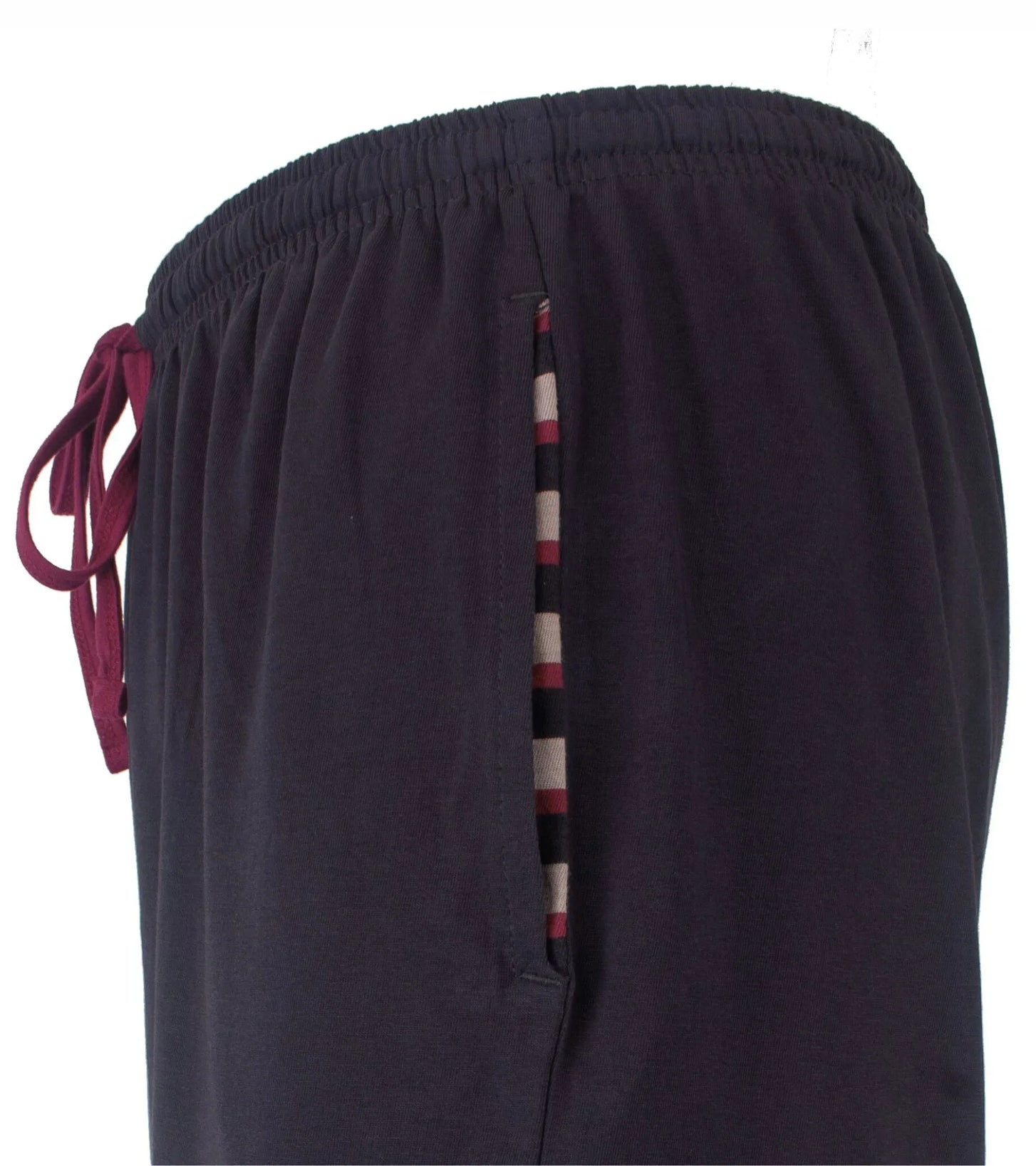Jorn Cocks M.E.Q. Heren pyjama lange mouwen katoen - Grey stripe