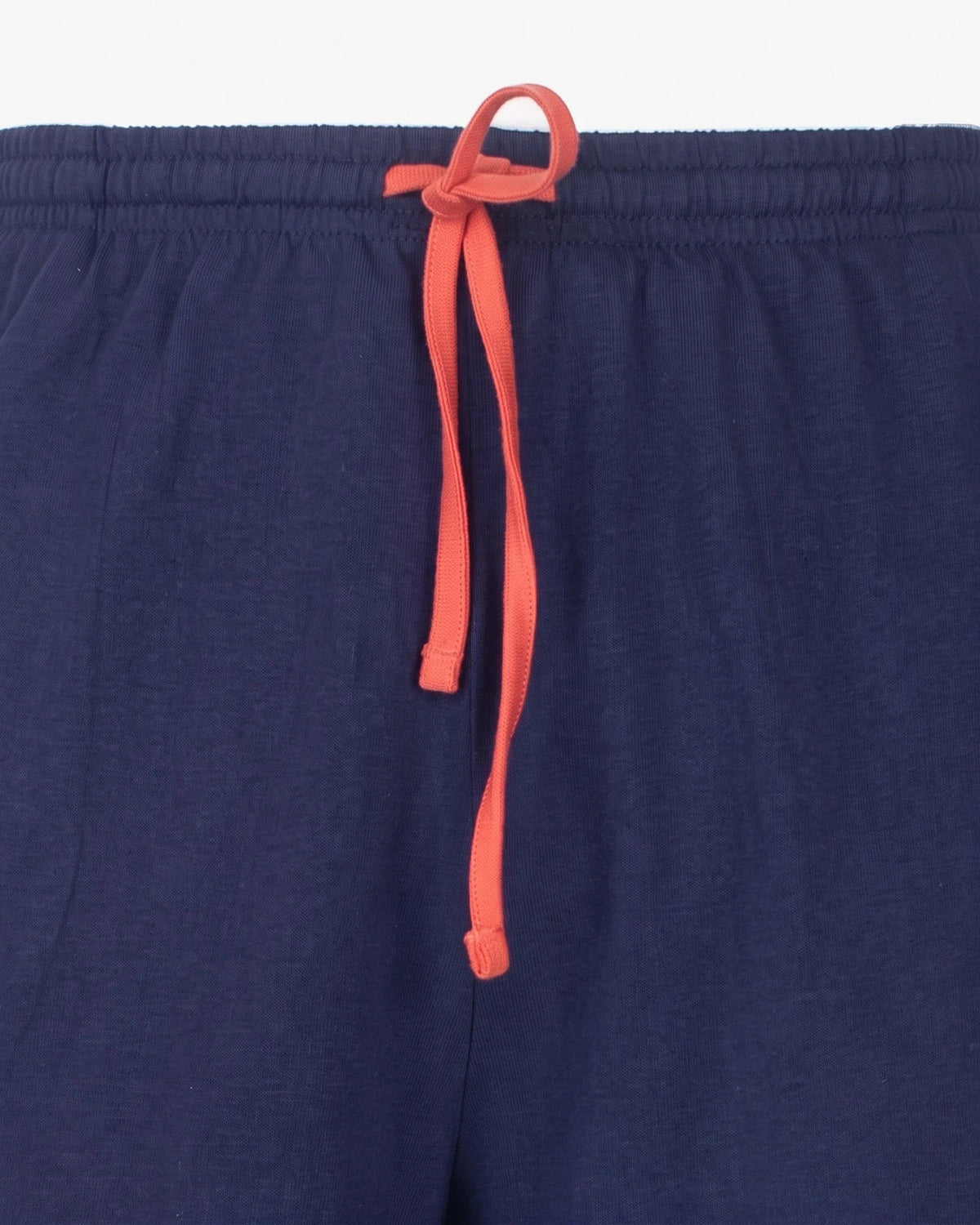 Jorn Cocks M.E.Q. Heren pyjama lange mouwen katoen V-hals - Blue logo
