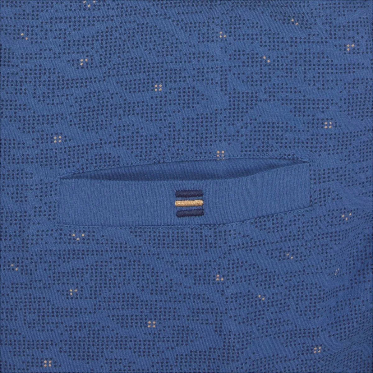 Jorn Cocks M.E.Q. Heren pyjama lange mouwen katoen - Winter blue
