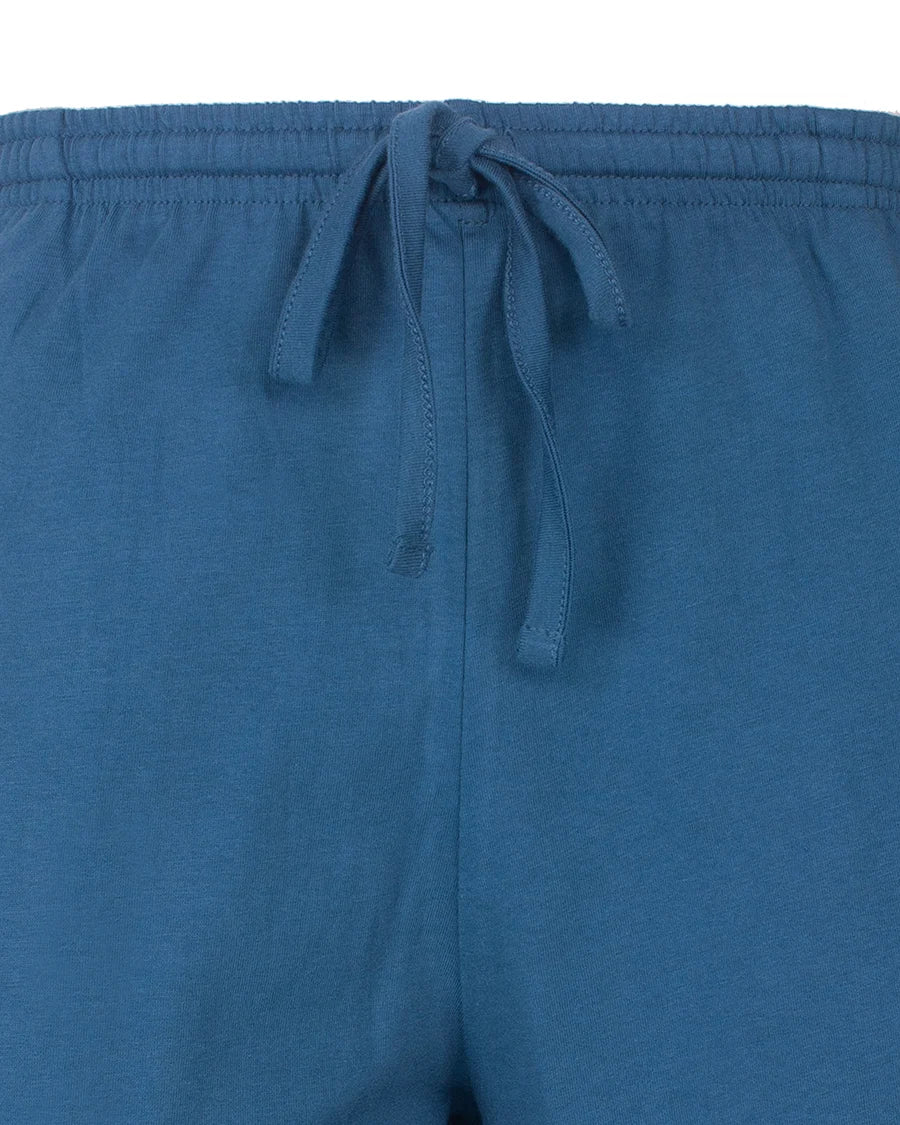 Jorn Cocks M.E.Q. Heren shortama katoen - V-hals - Blue Summer