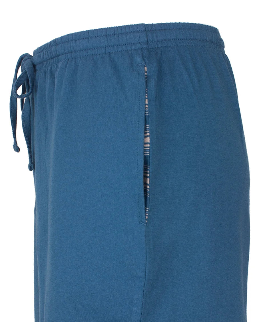 Jorn Cocks M.E.Q. Heren shortama katoen - V-hals - Blue Summer