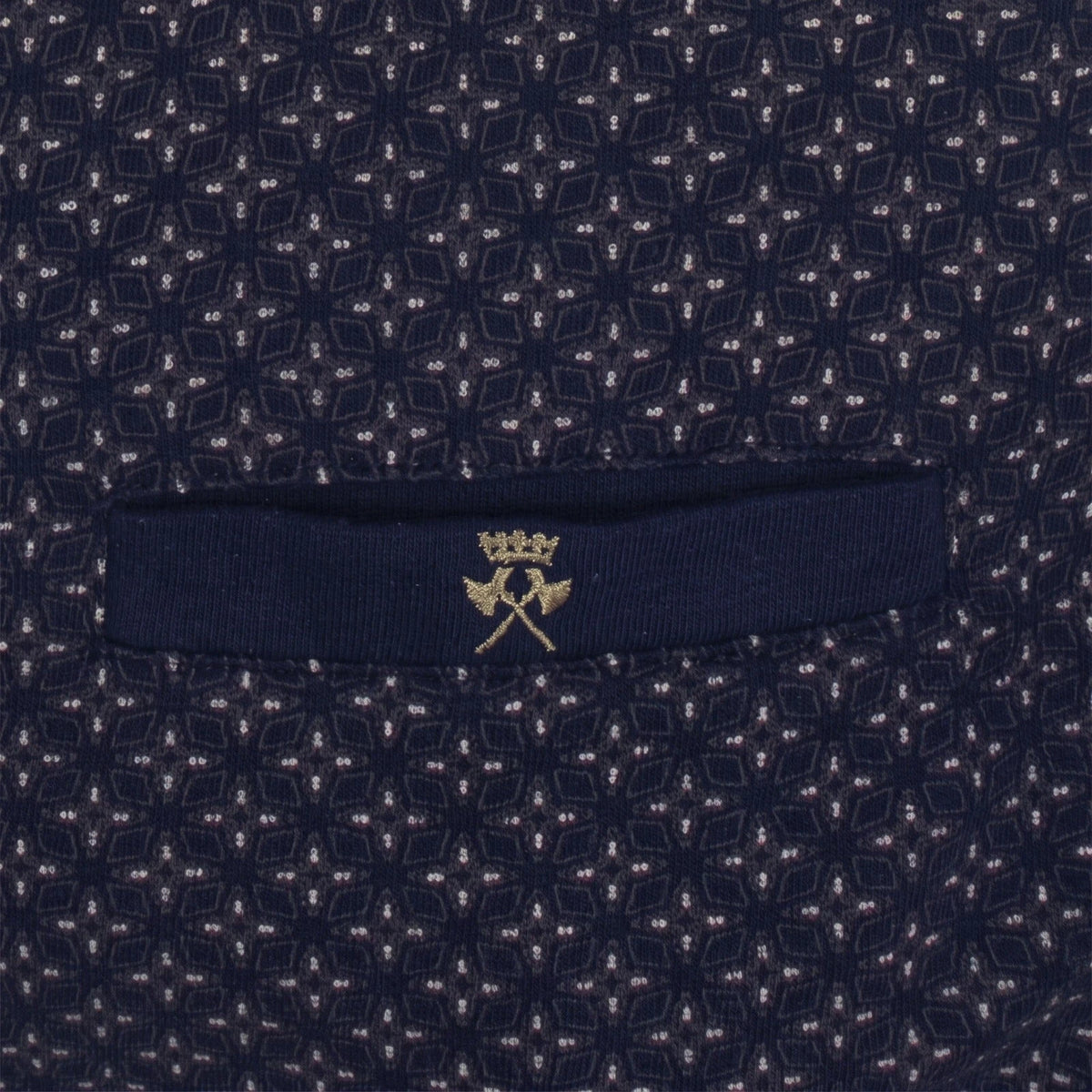 Jorn Cocks Paul Hopkins Fleece pyjama heren - Winter Blue