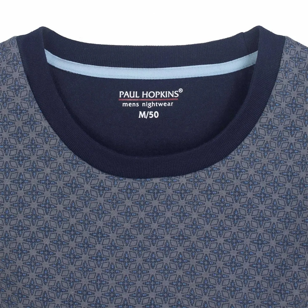 Jorn Cocks Paul Hopkins Fleece pyjama heren - Winter Squares