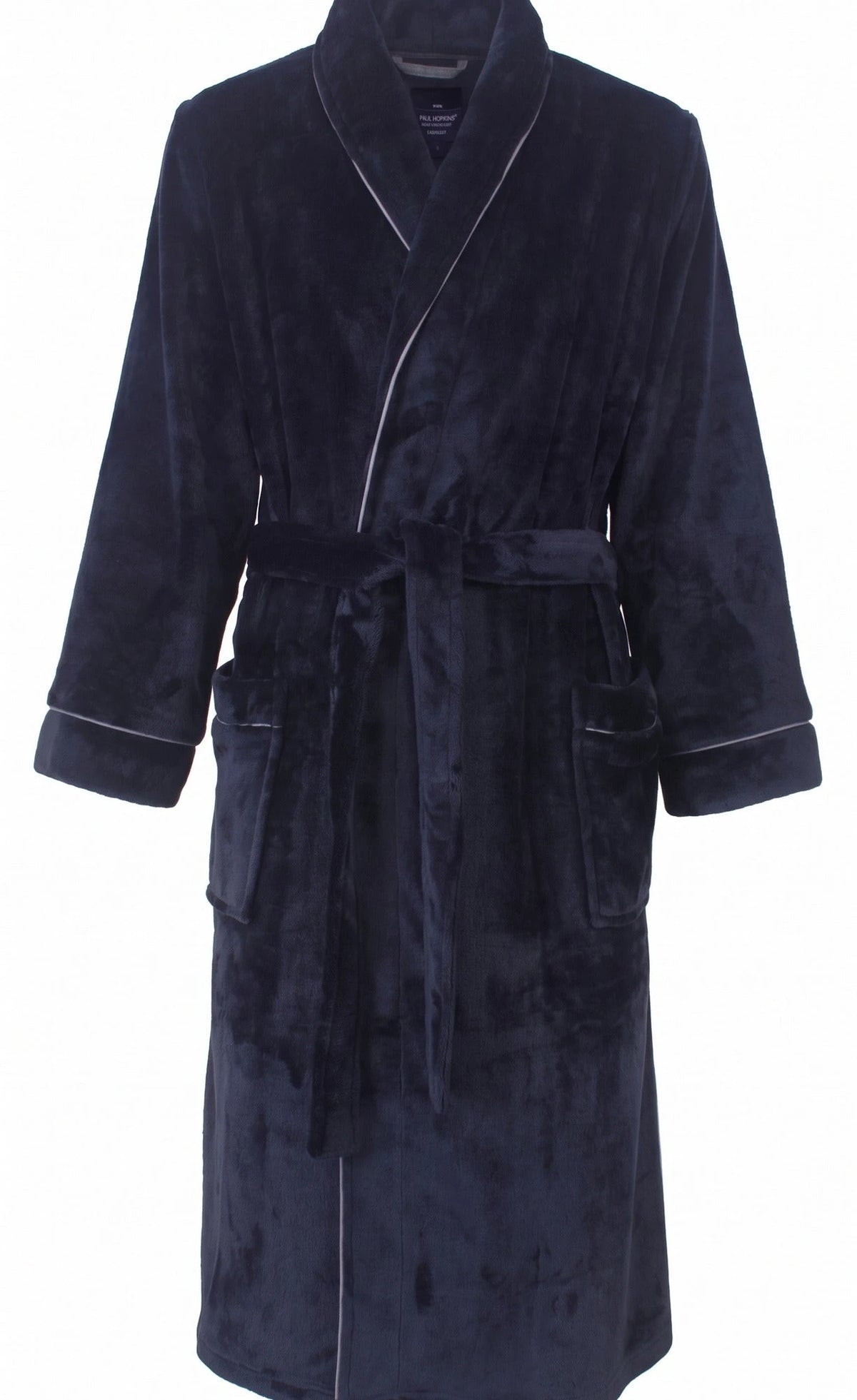 Jorn Cocks Paul Hopkins heren Fleece Badjas - Sjaalkraag