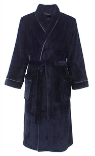 Jorn Cocks Paul Hopkins heren Fleece Badjas - Sjaalkraag