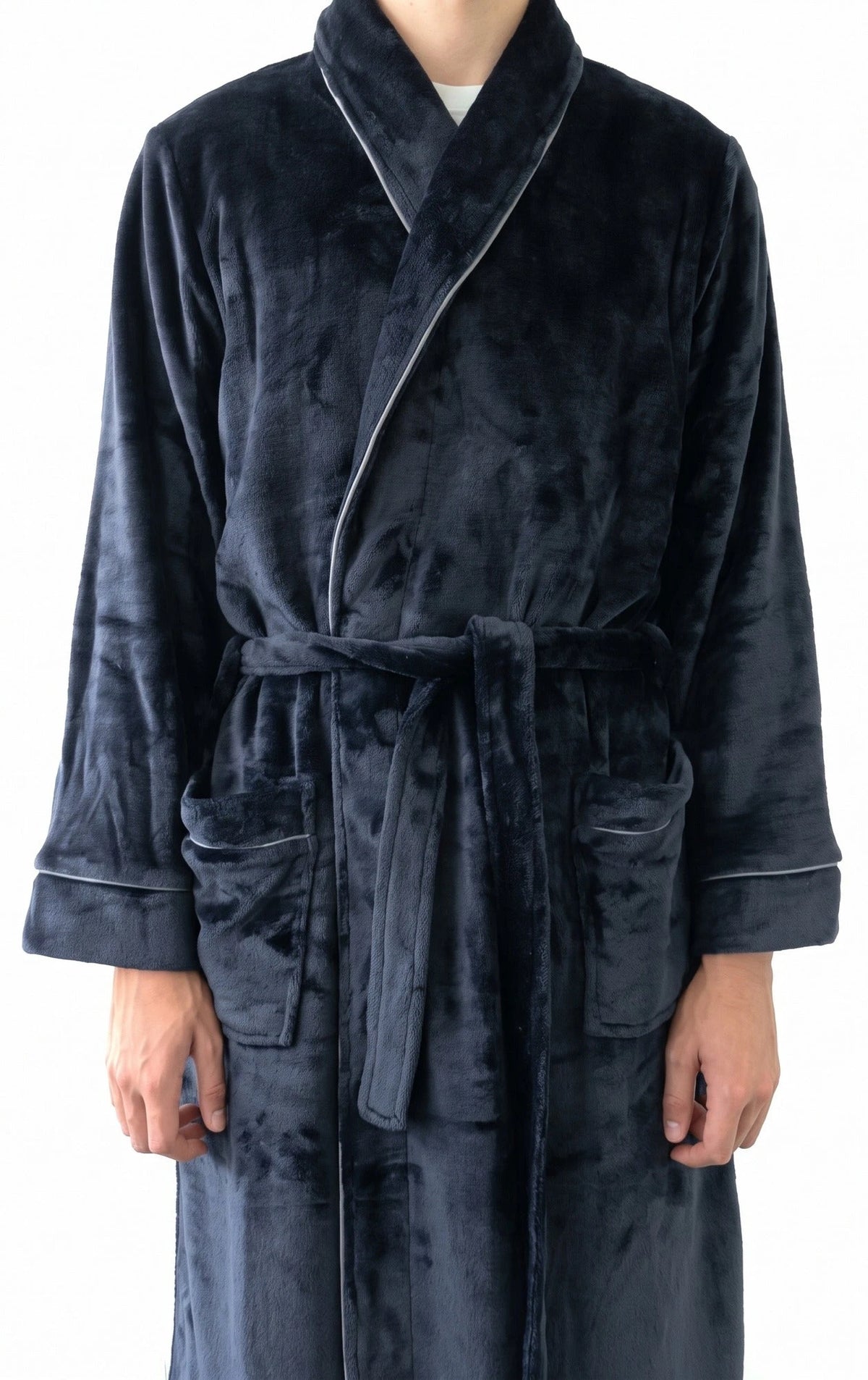 Jorn Cocks Paul Hopkins heren Fleece Badjas - Sjaalkraag
