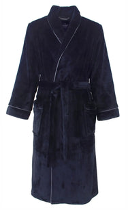 Jorn Cocks Paul Hopkins heren Fleece Badjas - Sjaalkraag