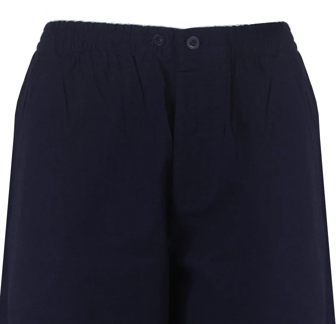 Jorn Cocks Paul Hopkins heren pyjama doorknoop - Knoopsluiting - Petrol
