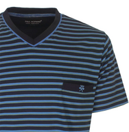 Jorn Cocks Paul Hopkins Heren shortama - Katoen - Blauw gestreept