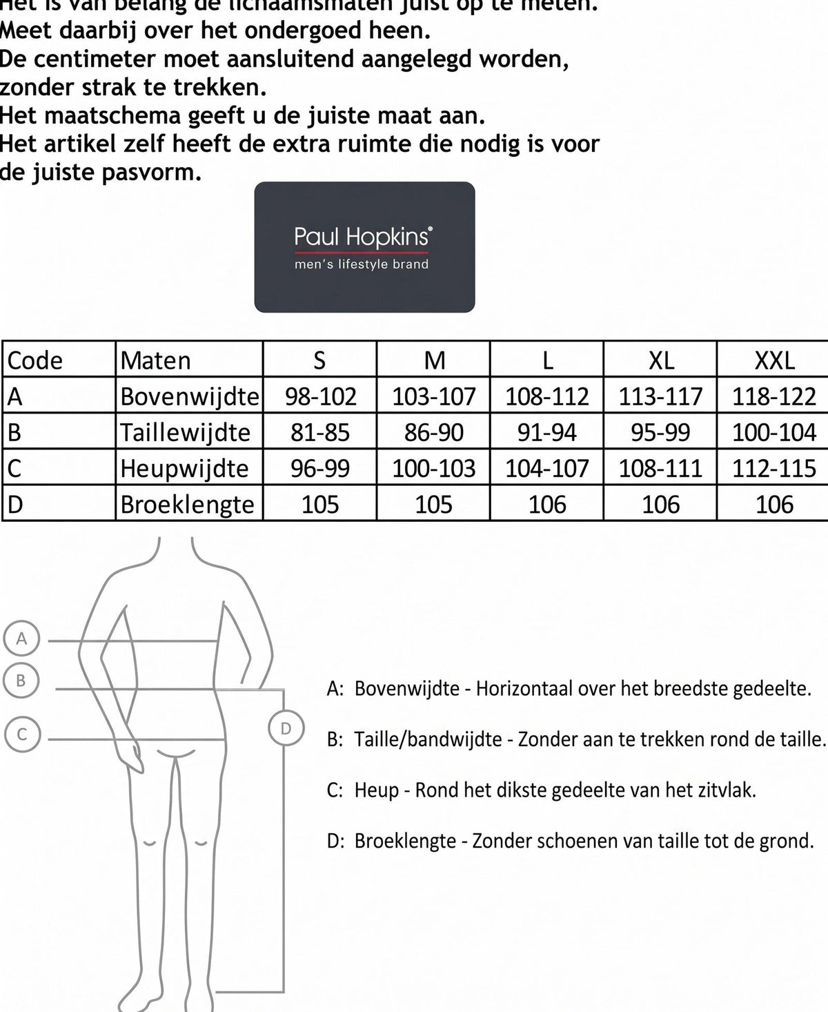 Jorn Cocks Paul Hopkins pyjama heren lange mouw - blauw/grijs