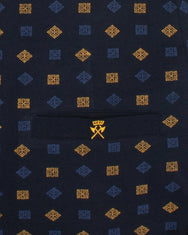 Jorn Cocks Paul Hopkins pyjama heren lange mouw - Blue inca