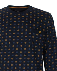 Jorn Cocks Paul Hopkins pyjama heren lange mouw - Blue inca