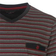 Jorn Cocks Paul Hopkins pyjama heren lange mouw - Grey Stripe