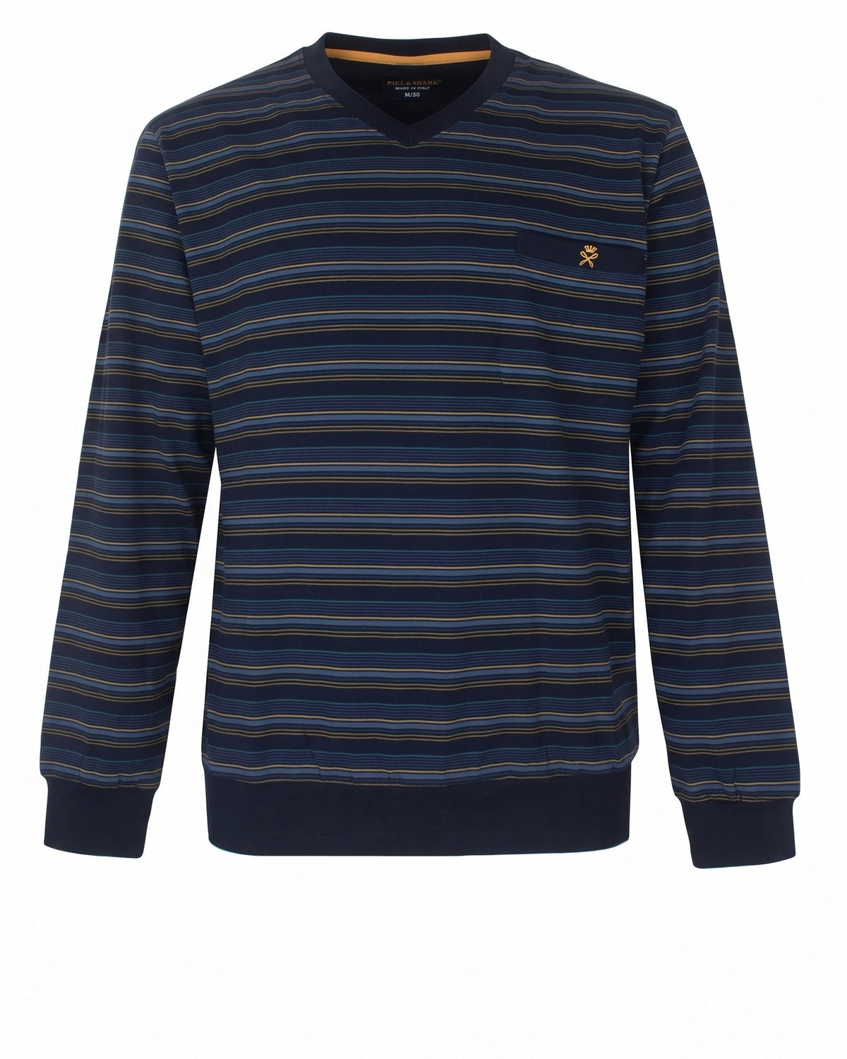 Jorn Cocks Paul Hopkins pyjama heren lange mouw V-hals - Dark blue