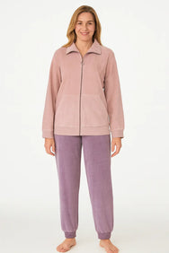 Jorn Cocks Tenderness dames huispak Velours - Winter pink
