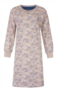 Jorn Cocks Tenderness dames nachthemd lange mouw - Earth Flower