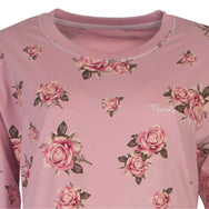 Jorn Cocks Tenderness dames nachthemd lange mouw - Pink Flower