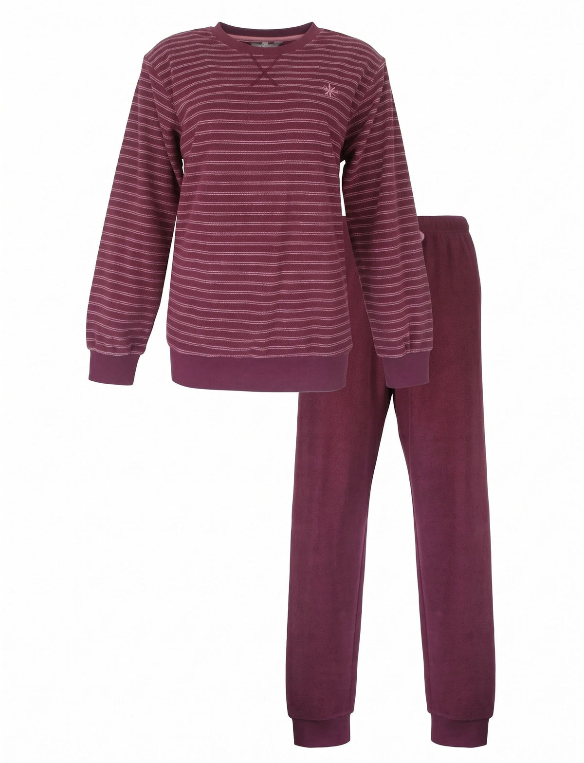 Jorn Cocks Tenderness dames pyjama Badstof - Bordeaux