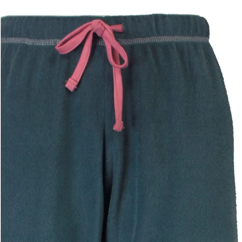 Jorn Cocks Tenderness dames pyjama Badstof - Knoopsluiting - Petrol
