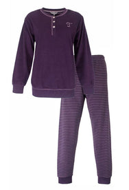 Jorn Cocks Tenderness dames pyjama Badstof - Purple