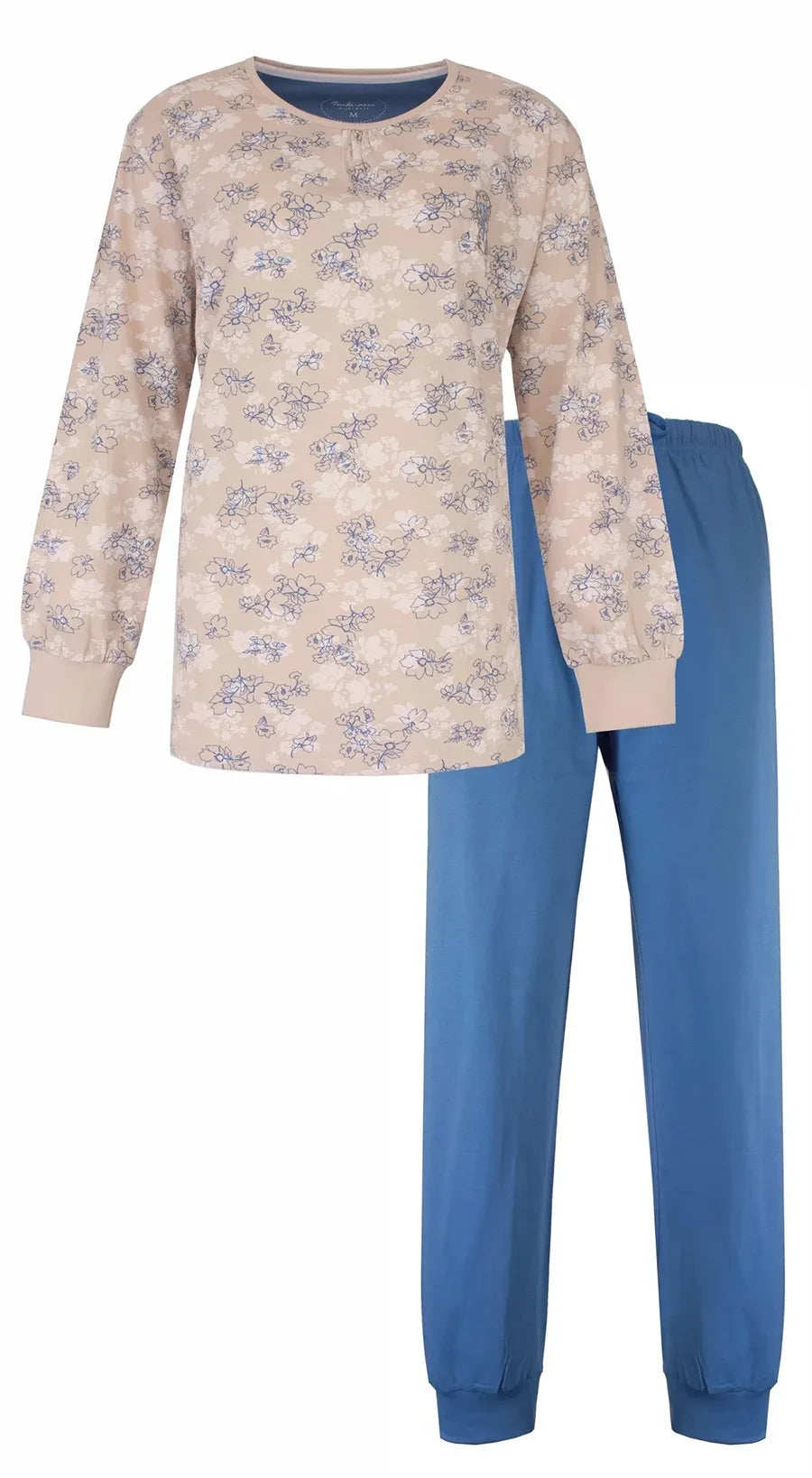Jorn Cocks Tenderness dames pyjama Tricot lange mouw - Beige