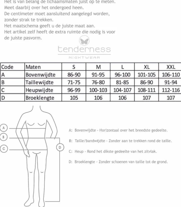Jorn Cocks Tenderness dames pyjama Tricot lange mouw - Lila