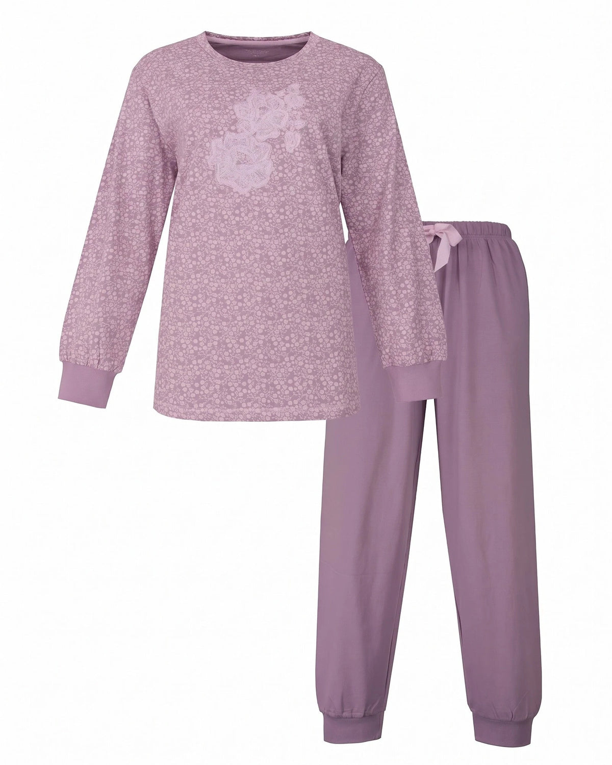 Jorn Cocks Tenderness dames pyjama Tricot lange mouw - Lila