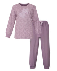 Jorn Cocks Tenderness dames pyjama Tricot lange mouw - Lila