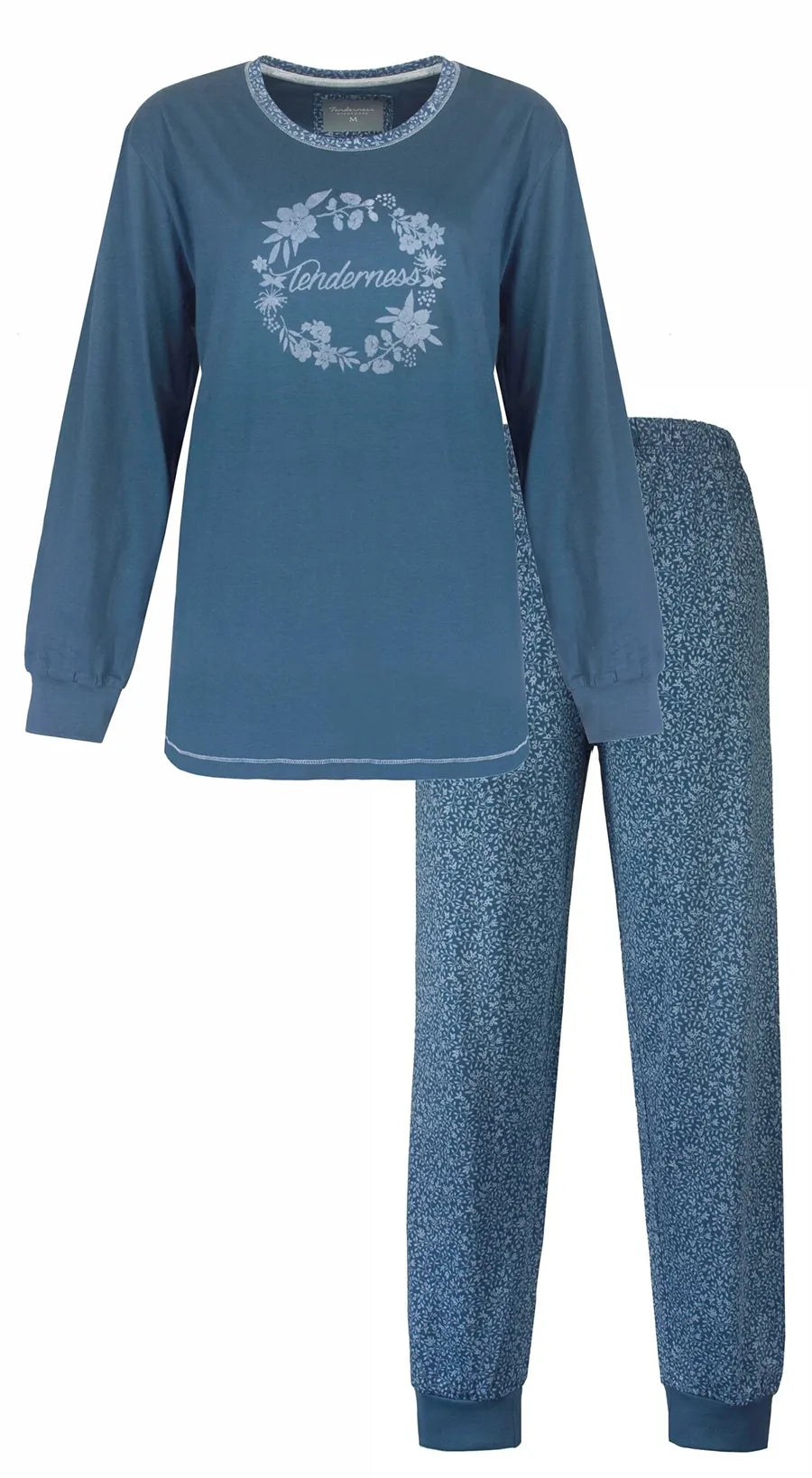 Jorn Cocks Tenderness dames pyjama Tricot lange mouw - Winter Flower