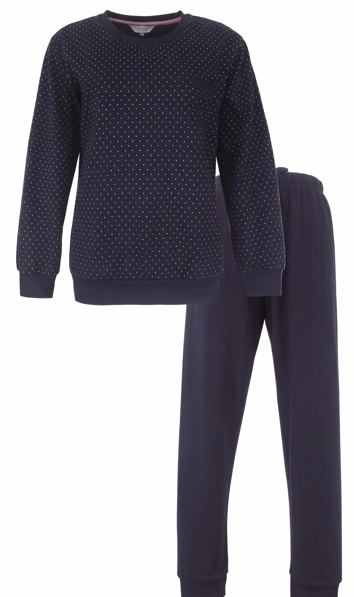 Jorn Cocks Tenderness fleece dames pyjama - Dark dots