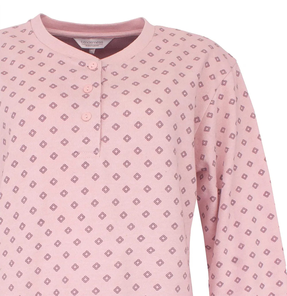 Jorn Cocks Tenderness fleece dames pyjama - Pink