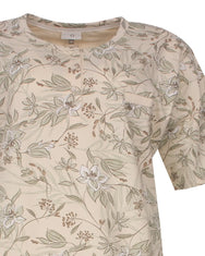 Jorn Cocks Tenora dames nachthemd knoopsluiting - korte mouw - Beige