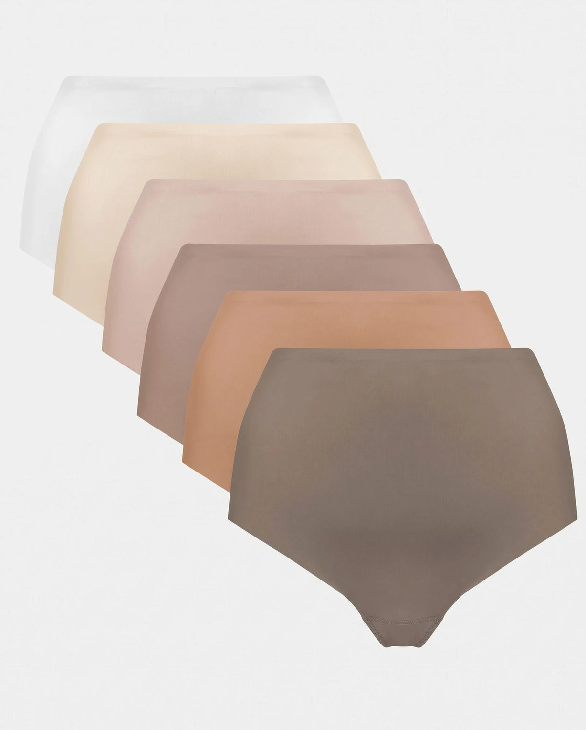 Magic Magic 6-pak Naadloos dames taille slip - Skintones