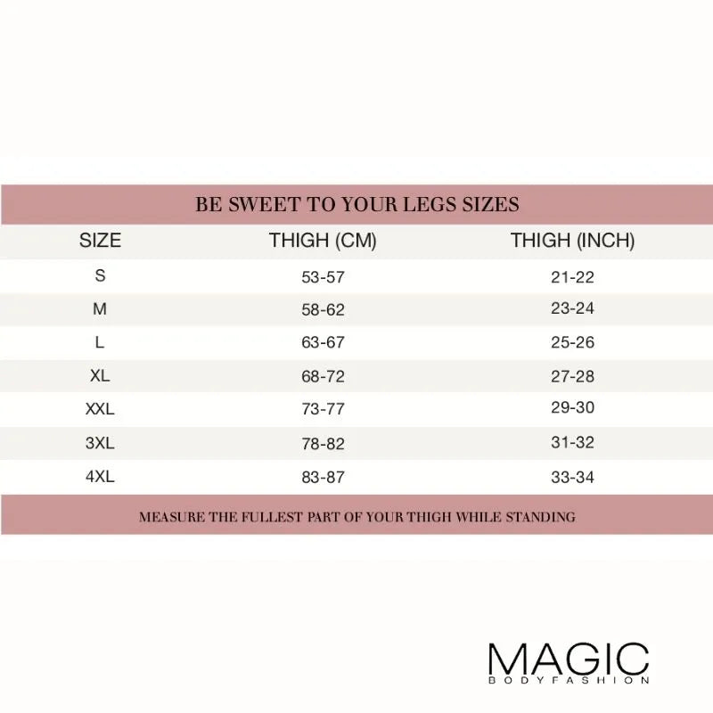 Magic Magic bandalettes kant I Anti schuur Bovenbeen banden
