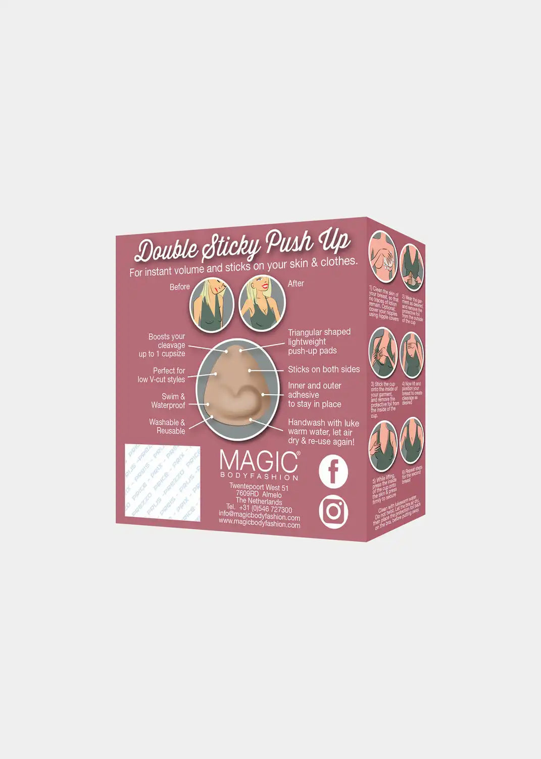 Magic Magic BH Dubbelzijdige Sticky Push up Pads