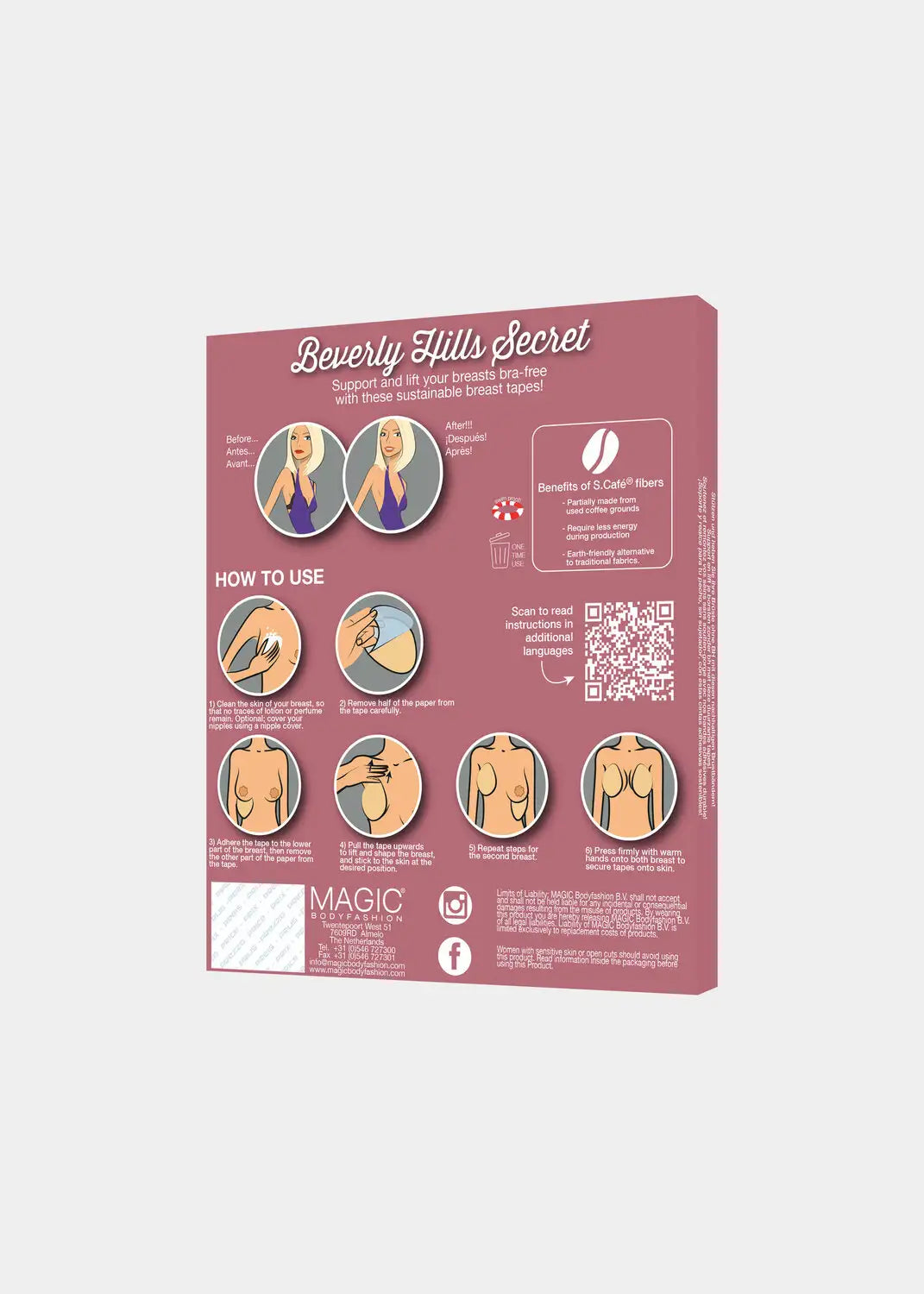 Magic Magic BH Liftende Boob tape - BH tape - Beverly Hills