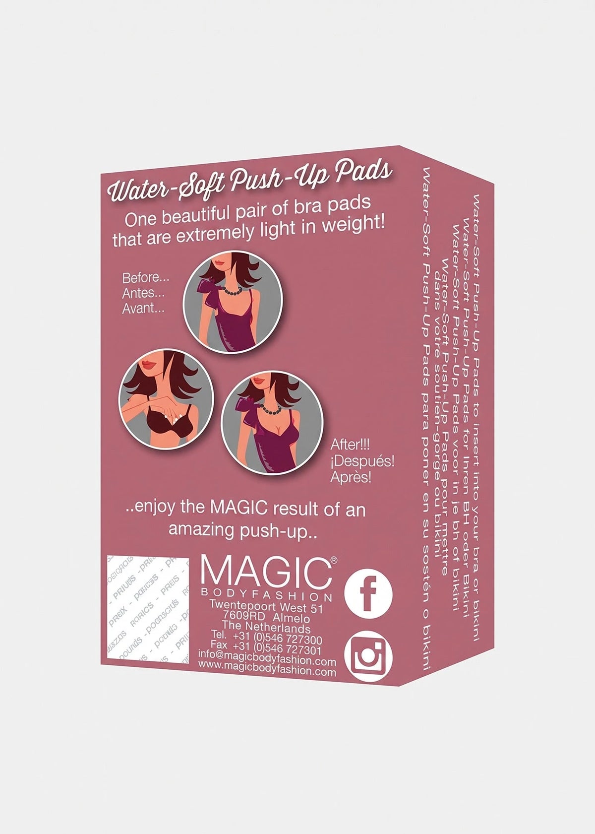 Magic Magic BH vulling Push up - Water-Soft Push up Pads