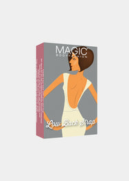 Magic Magic lage rug bh bandjes - Low back straps - doorzichtige achterkant