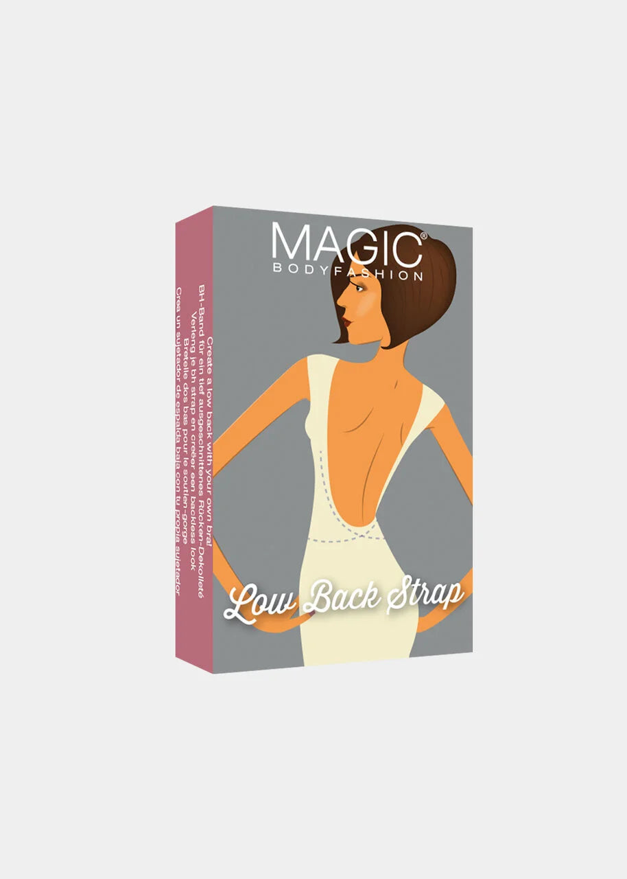 Magic Magic lage rug bh bandjes - Low back straps - doorzichtige achterkant