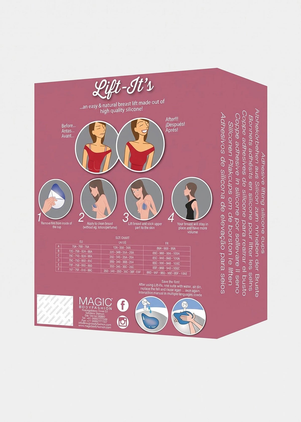 Magic Magic Lift it's Plak BH | Siliconen cups - Bh plakkers