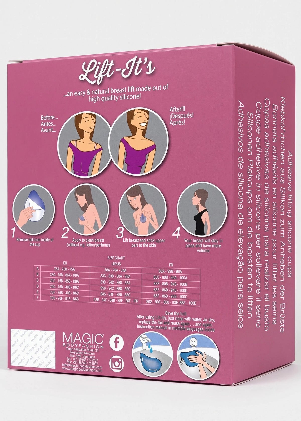 Magic Magic Lift it's push up Plak BH | Siliconen cups